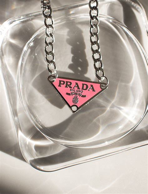 prada punk|Prada symbole necklace.